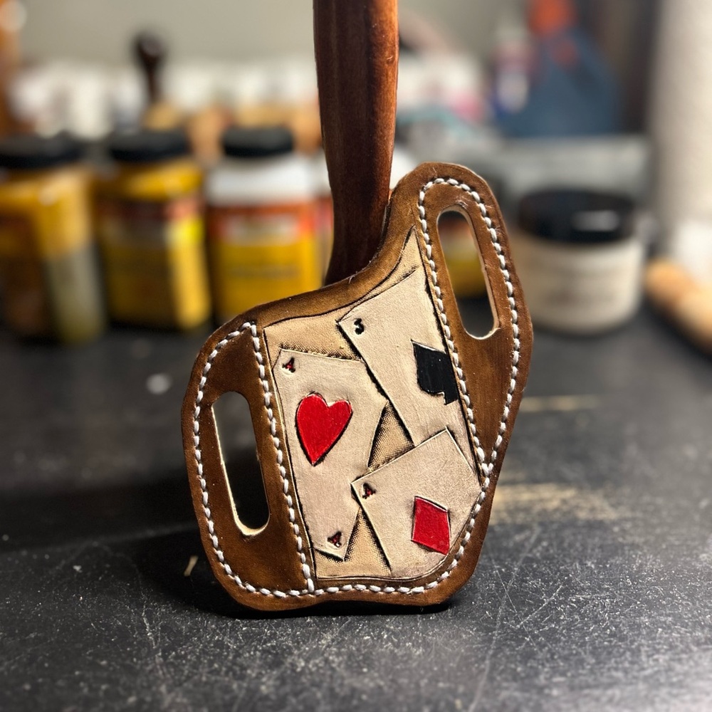Hand made custom knife sheath